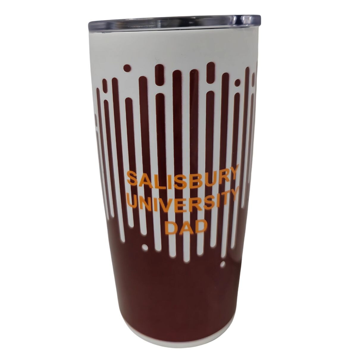 Tumbler Maroon/White w/Dad/SU