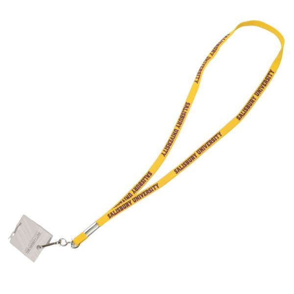 Gold SU Shoelace Lanyard