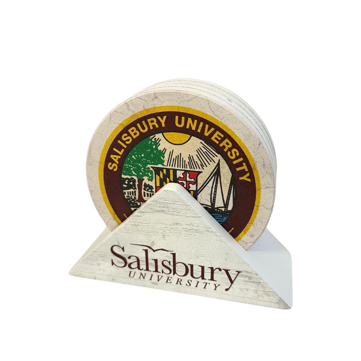 Coaster Set/Holder w/SU Seal/SU 4pk