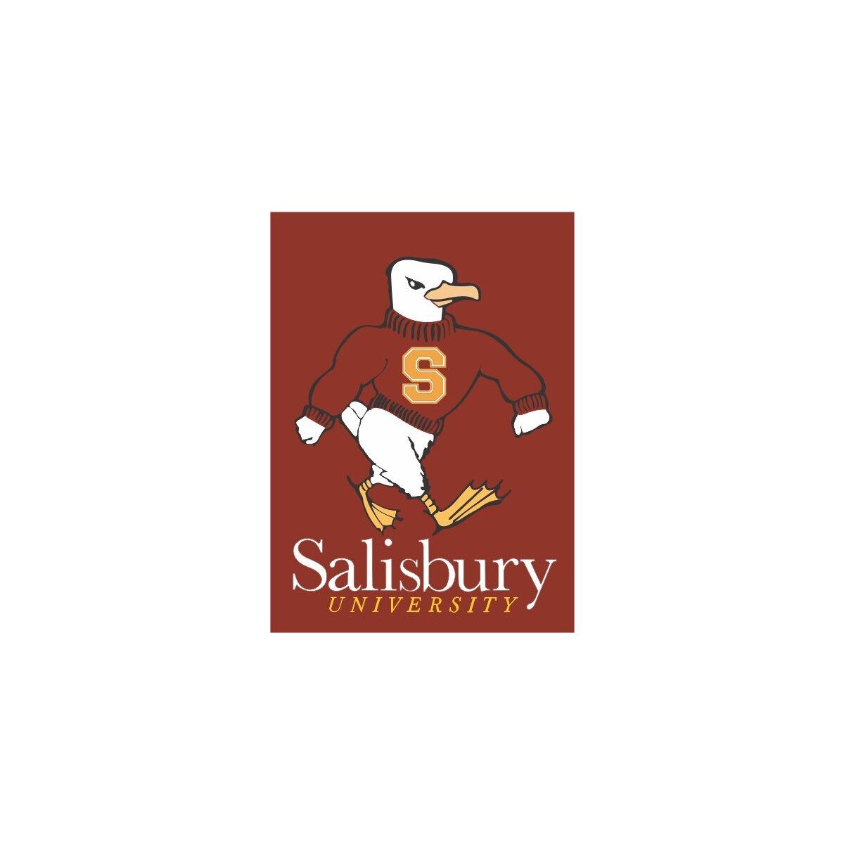 Maroon SU Sammy Flag 30x40