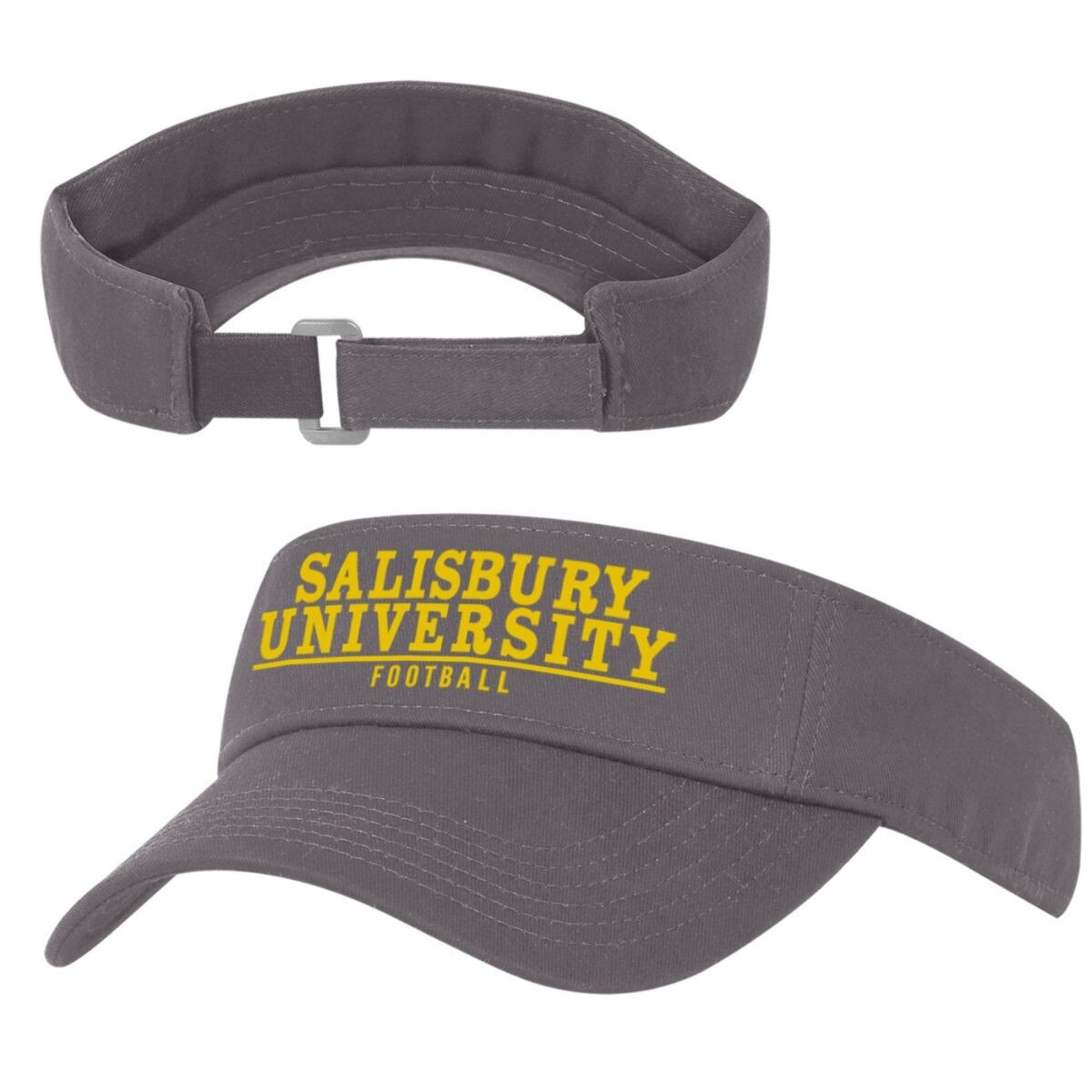 Grey SU Football Visor