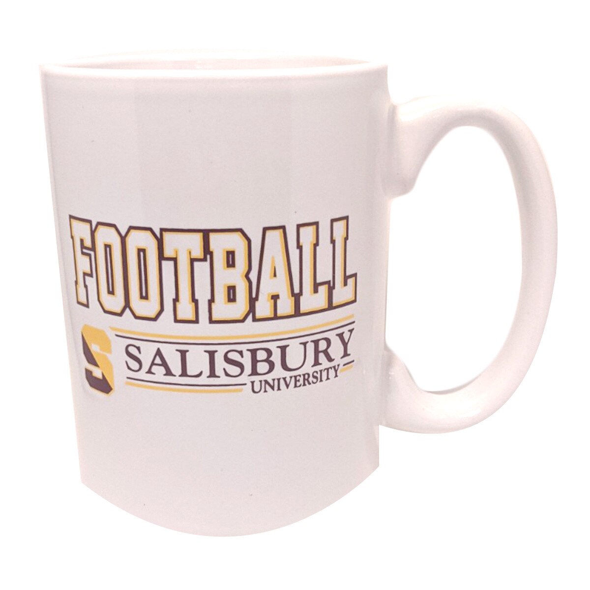 Mug White w/Football/SplitS