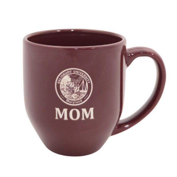 Maroon SU Seal Mom Mug
