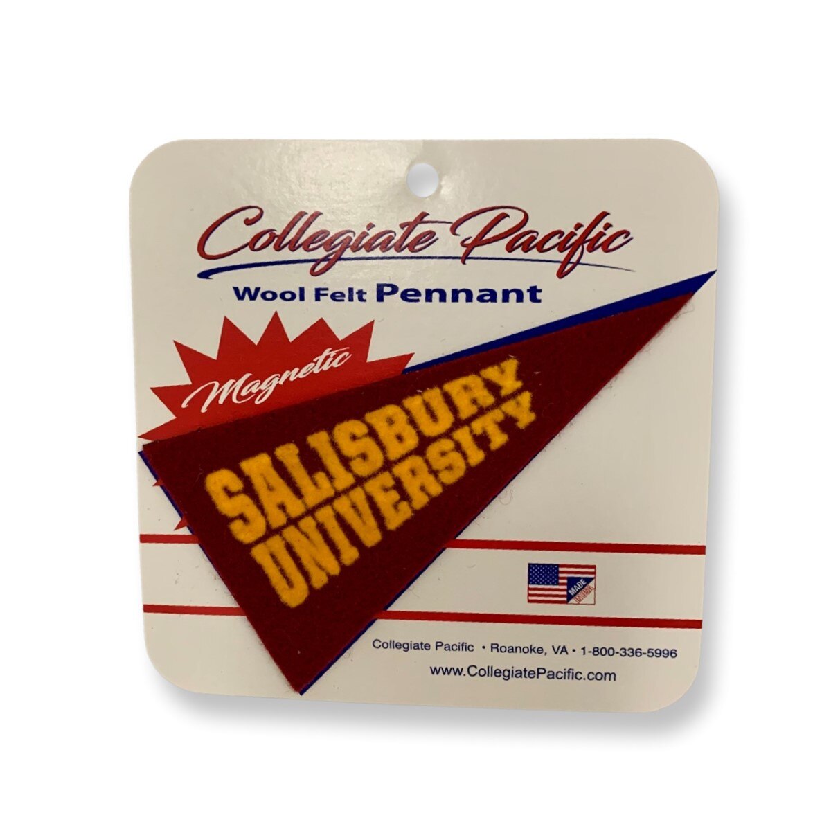 SU Maroon Felt Mini Pennant Magnet