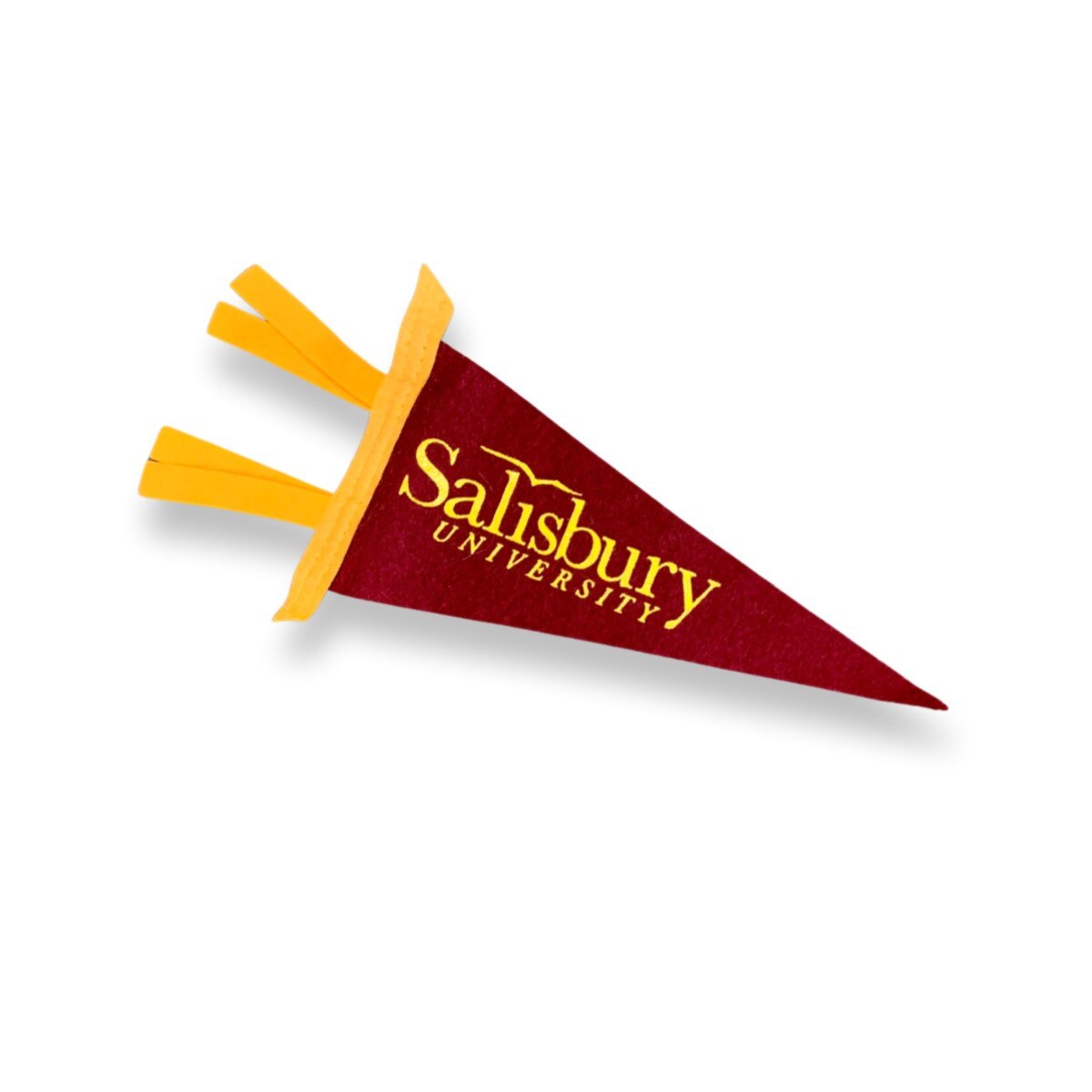 Maroon SU Pennant 4x9