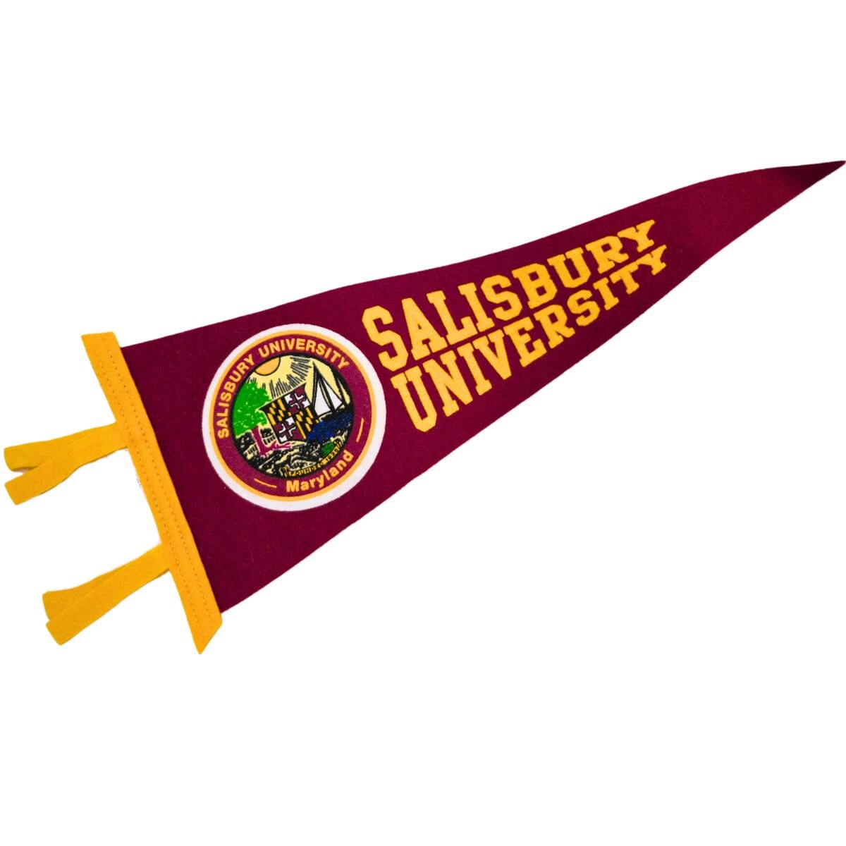 Maroon Pennant SU Seal 6x15