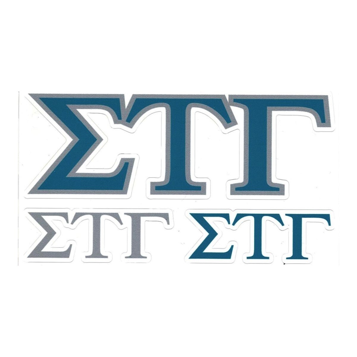 Greek Sigma Tau Gamma decal sheet