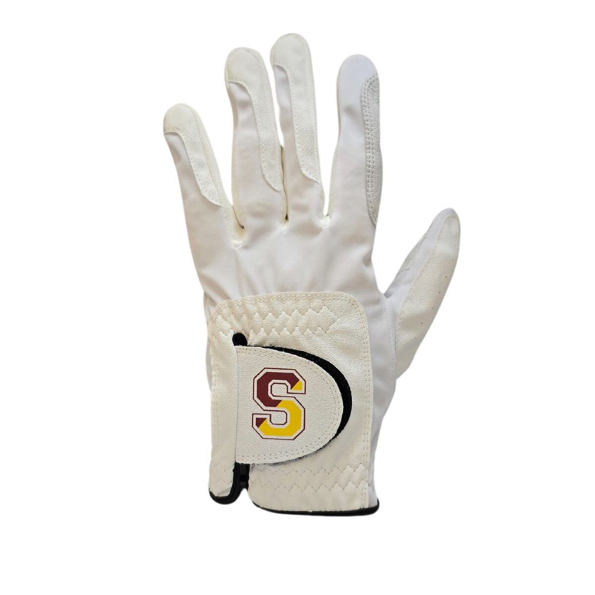 Golf Glove Wht w/SplitS (left hand)