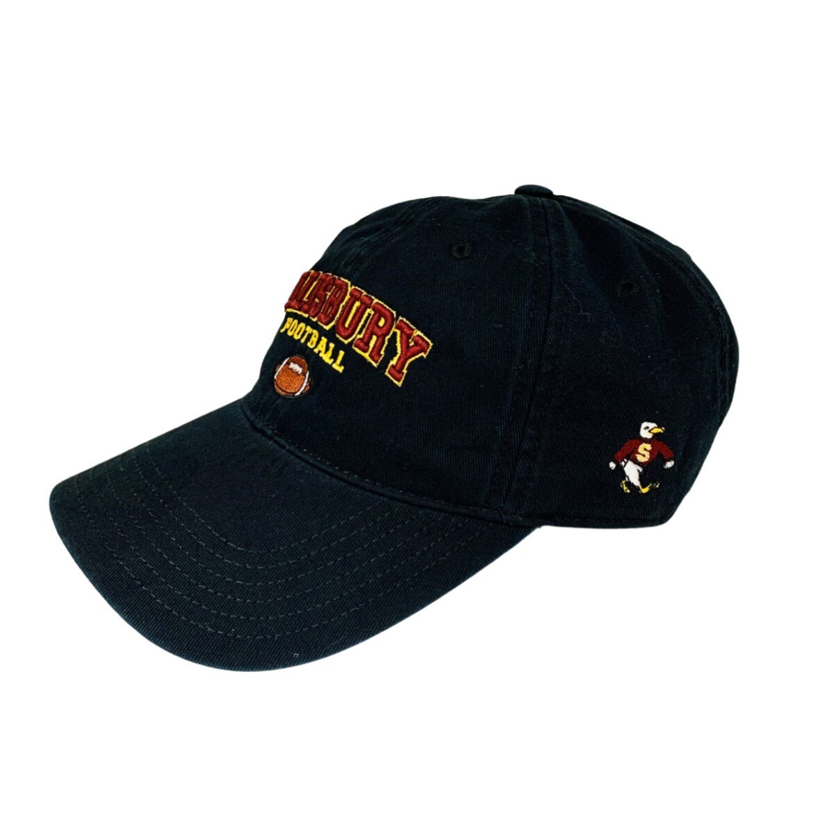 Black SBY Football Hat Side View