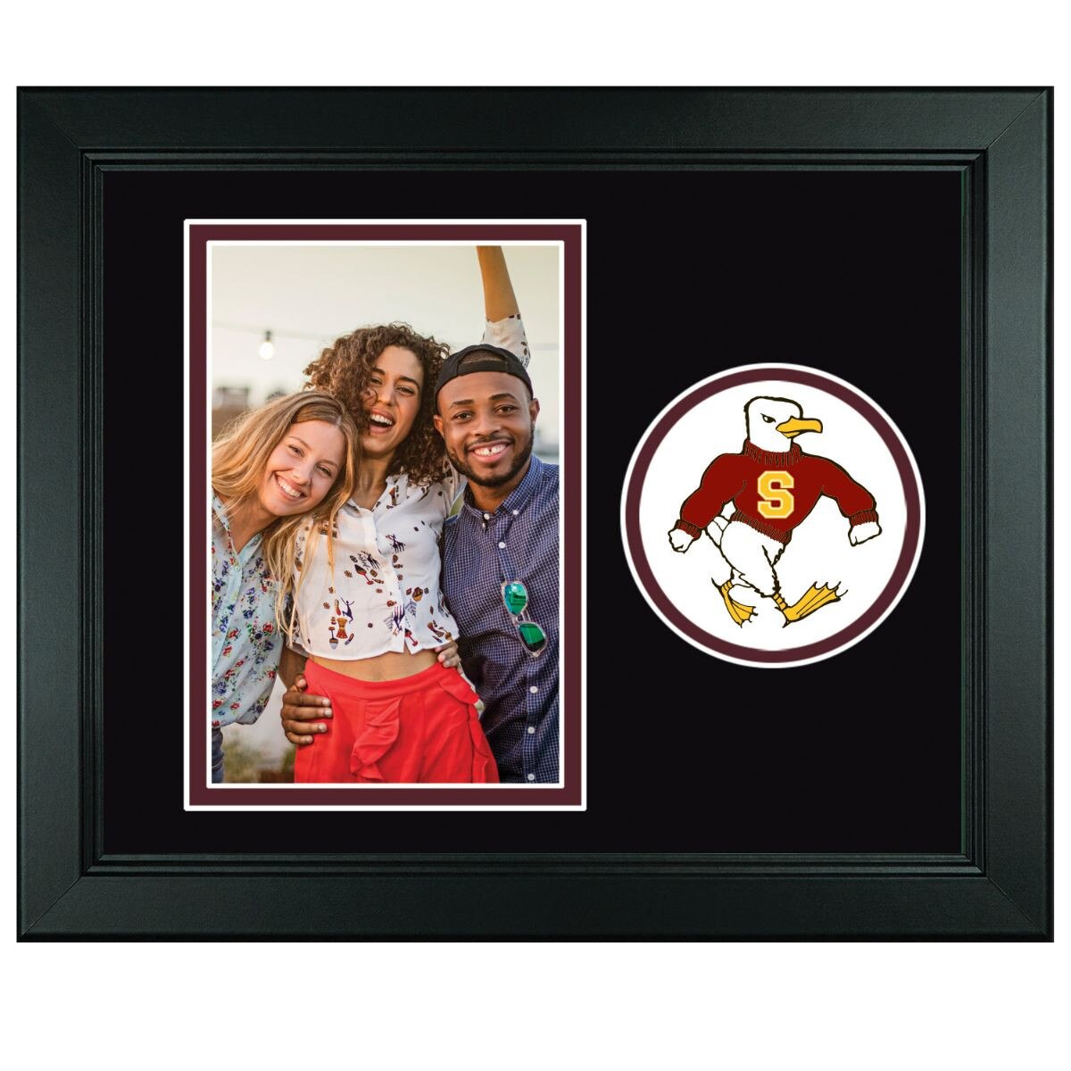 Black Vertical Photo Frame Sammy