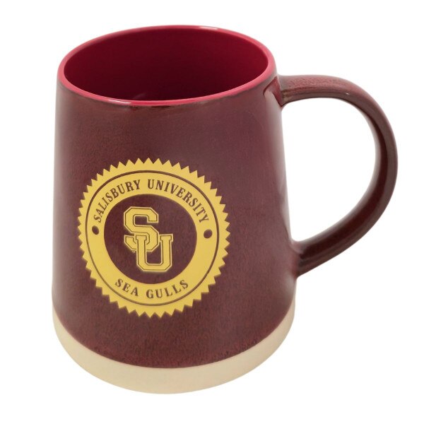 Maroon SU Tank-Style Ceramic Mug