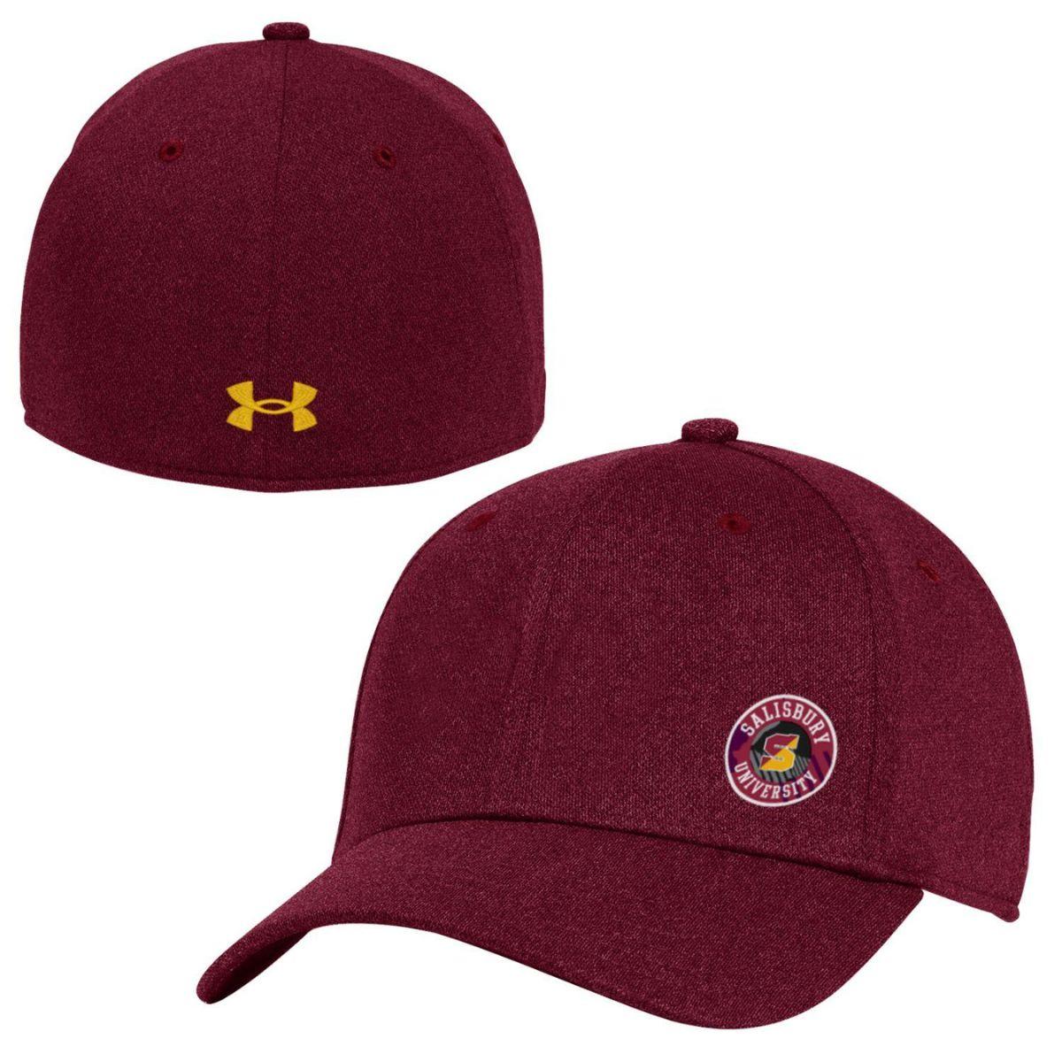 Maroon under armour store hat