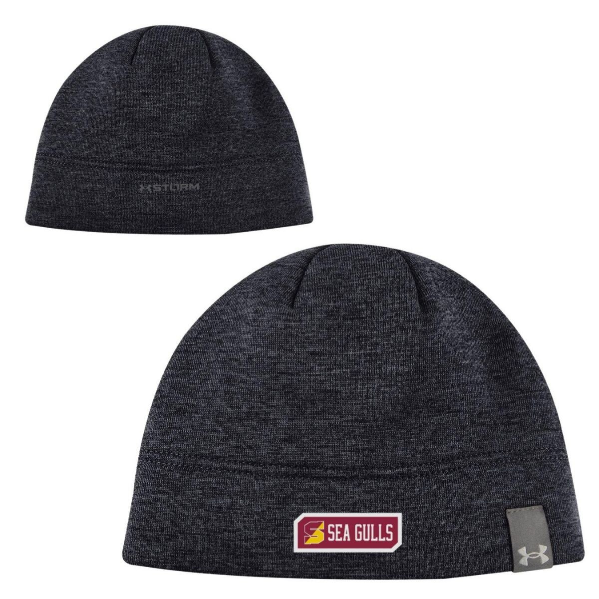 Heather Black Sea Gulls Beanie