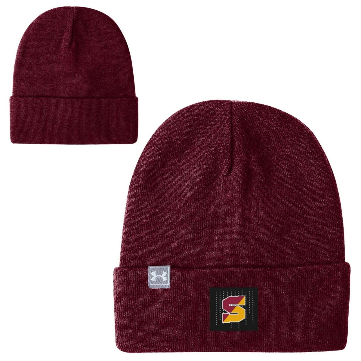 Maroon Truckstop Beanie w/ S Logo