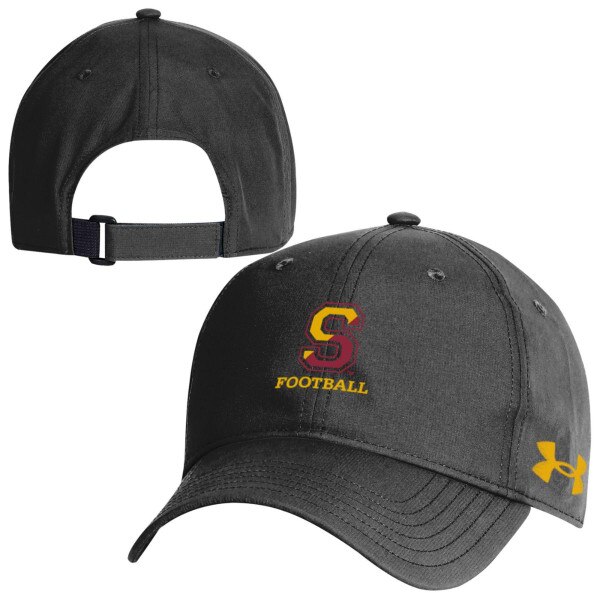 Black Split S Football Hat