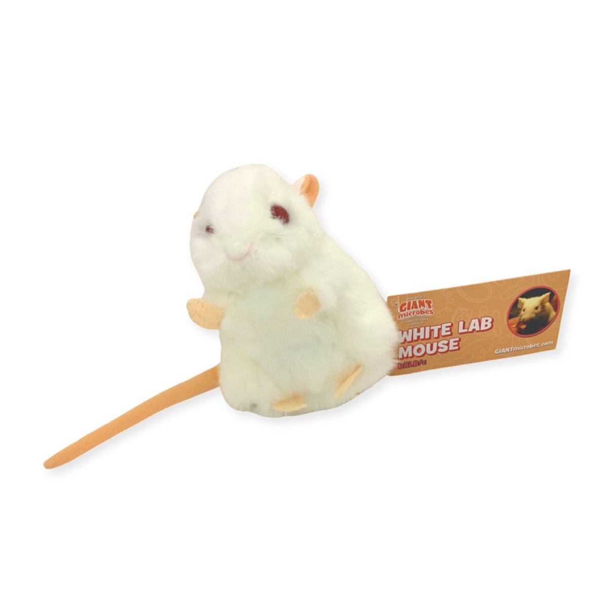 GIANTmicrobes White Lab Mouse