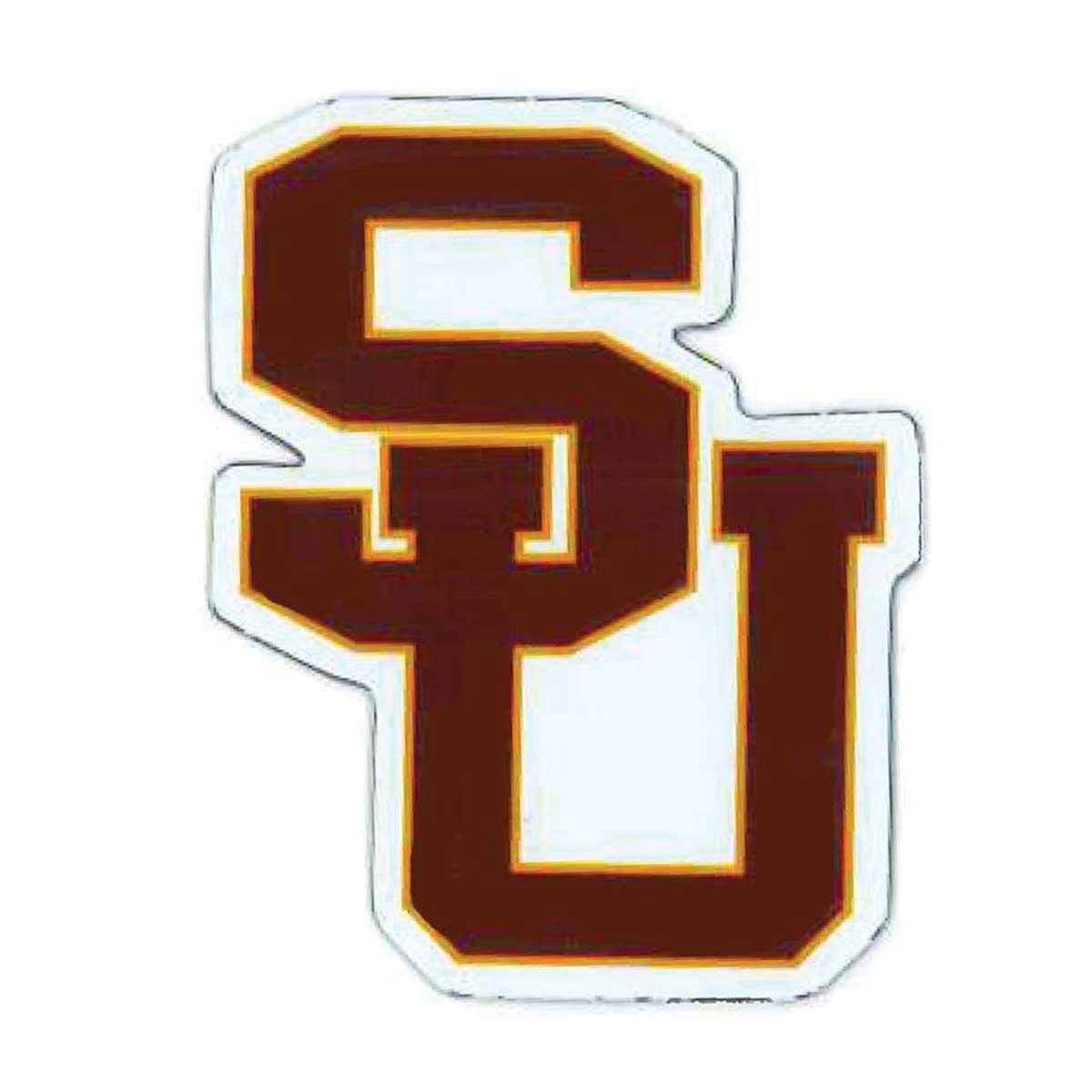 12" Interlocking SU Logo Magnet