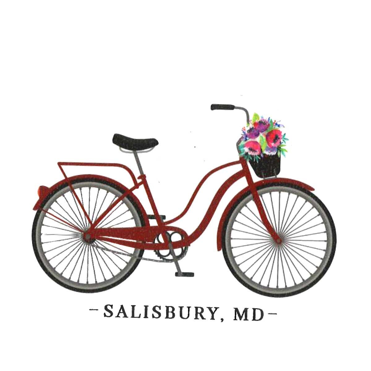 3 inch Salisbury MD Bike Sticker