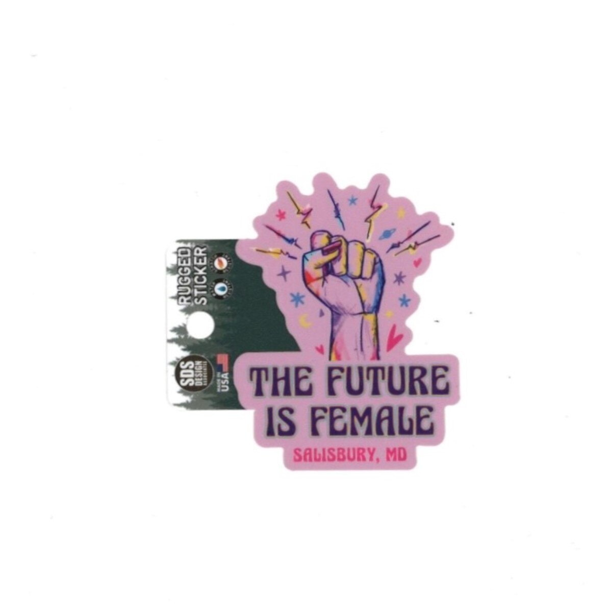 3.5 inch Sticker Future is Female