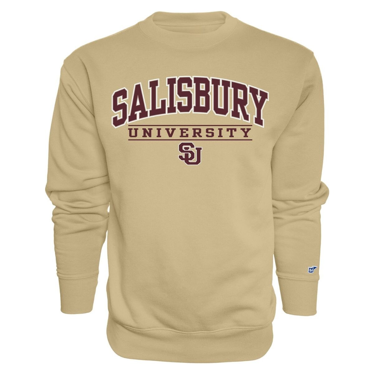 Gold Crewneck w/Interlock SU Logo