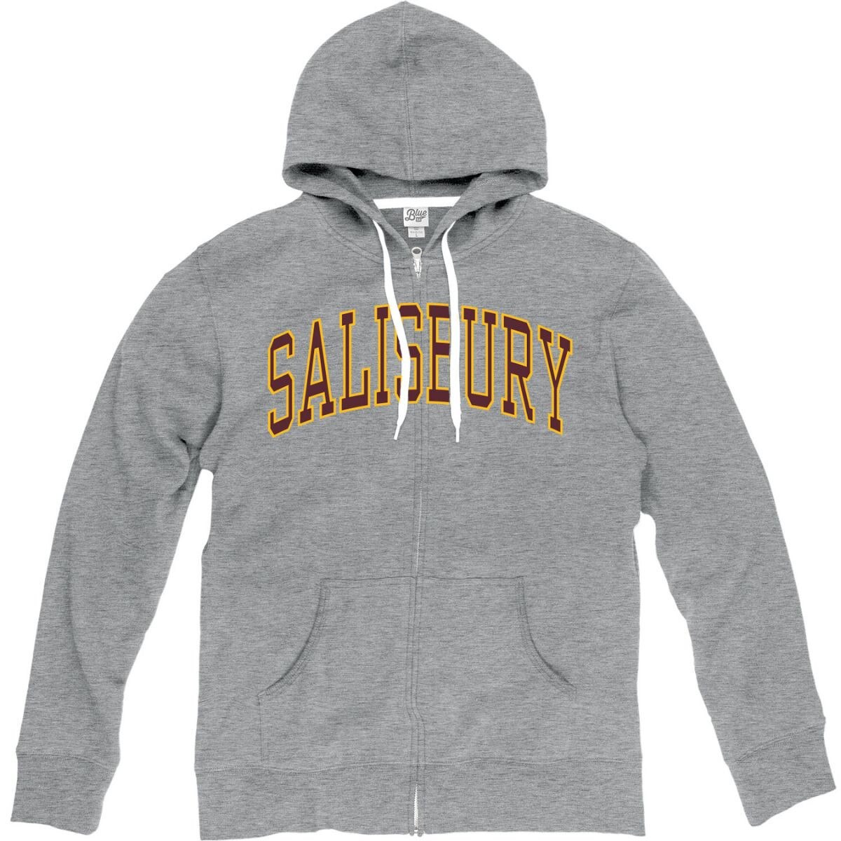 Grey Full Zip Hood w/Salisbury