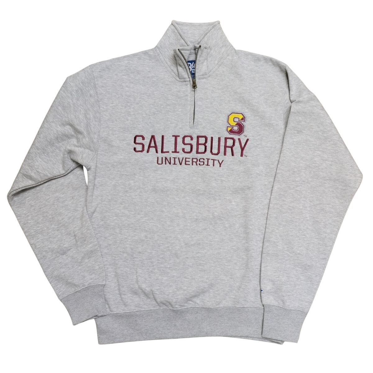 Heather Quarter Zip w/Split S & SU