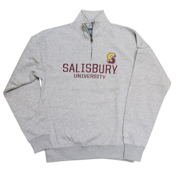 Heather Quarter Zip w/Split S & SU