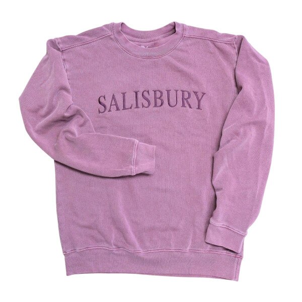 Maroon Crewneck w/Salisbury