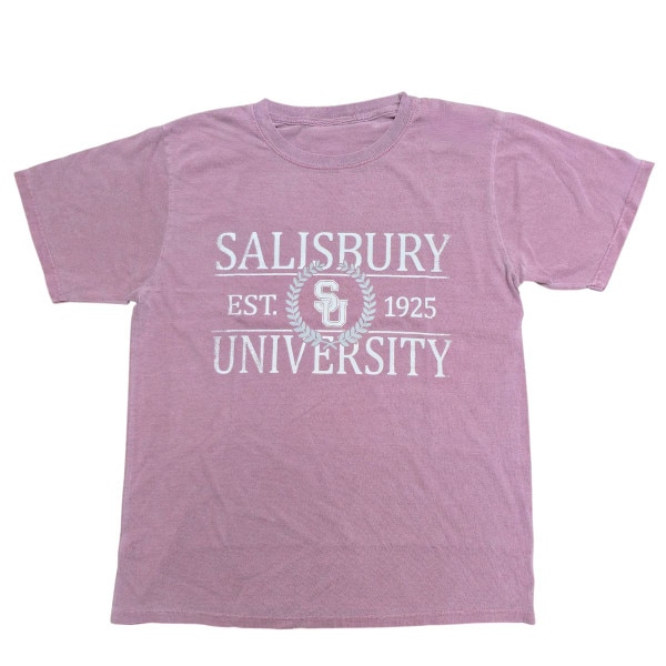 Maroon Garment Dyed SU/Est.1925 Tee