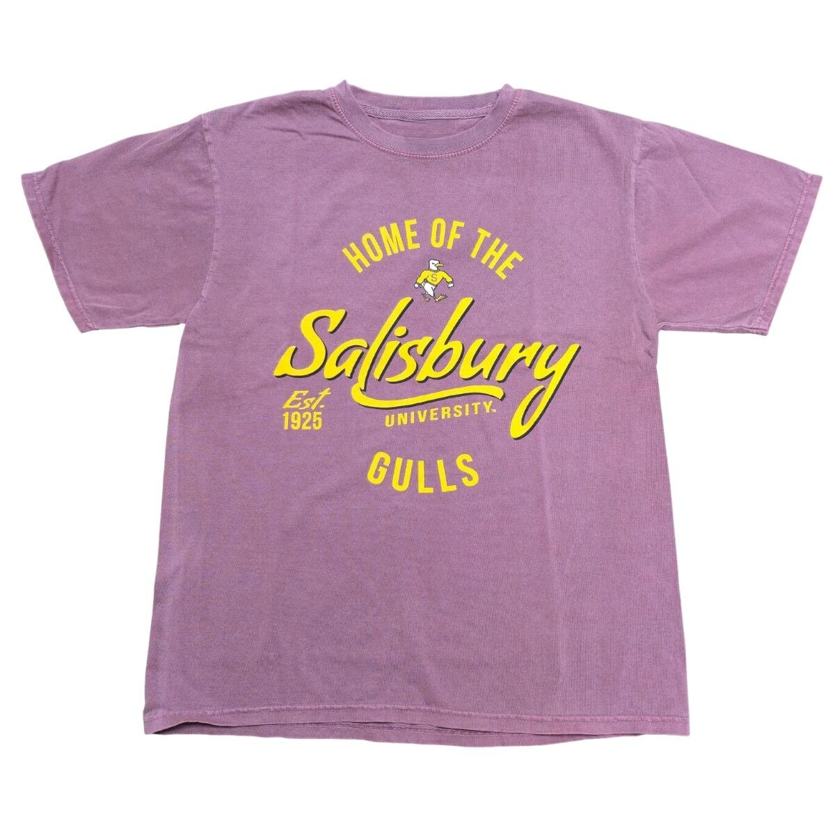 Maroon Home of the Gulls Tee