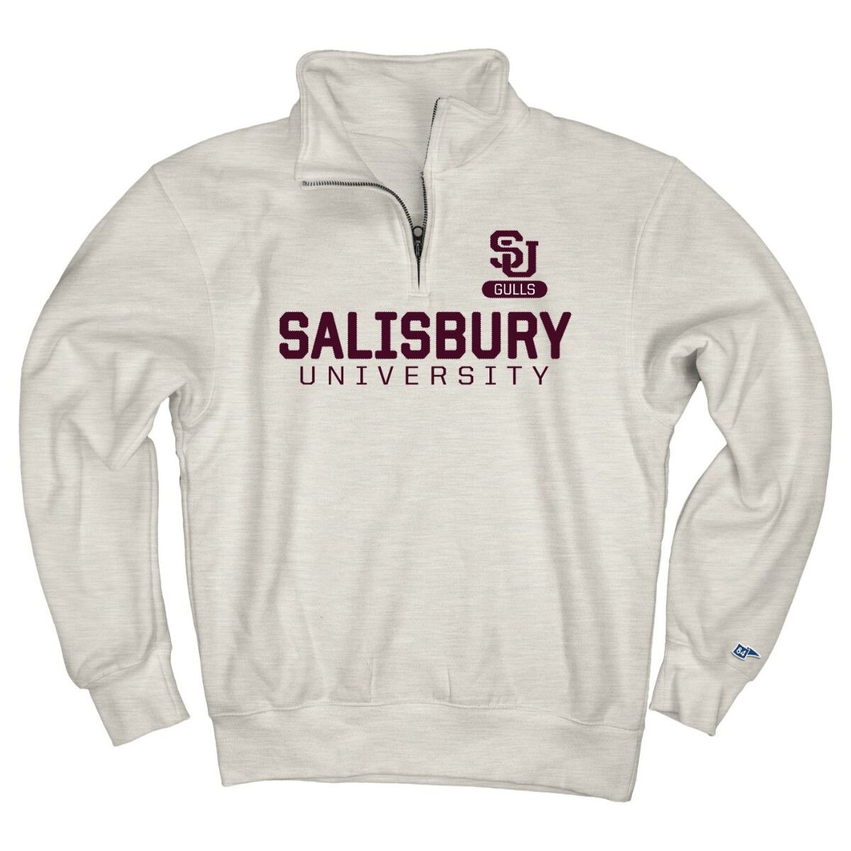 Oatmeal Quarter Zip w/SU Logos
