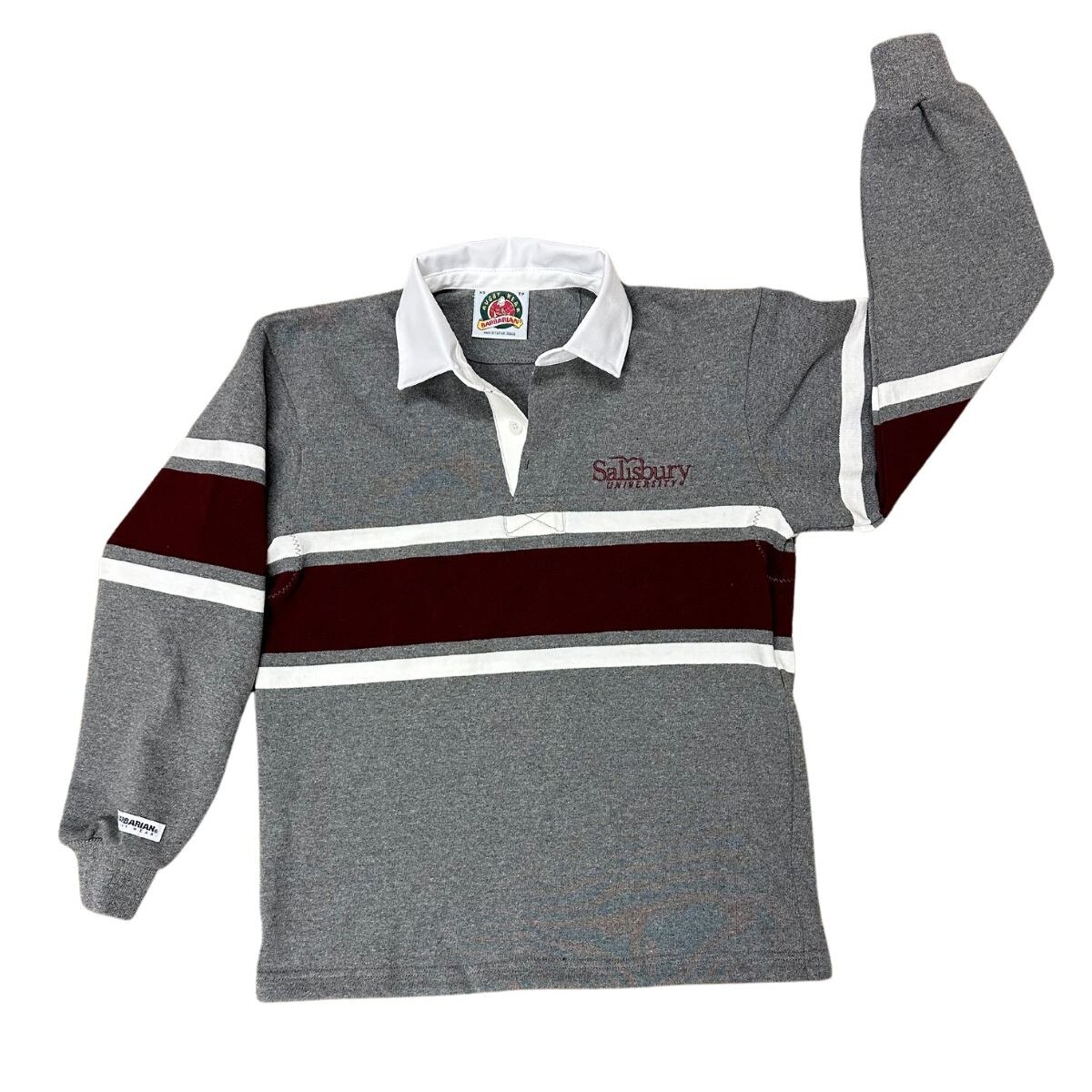 Oxford/White/Maroon SU Rugby Shirt