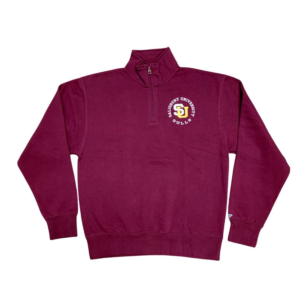 Maroon SU Quarter Zip w/Logos