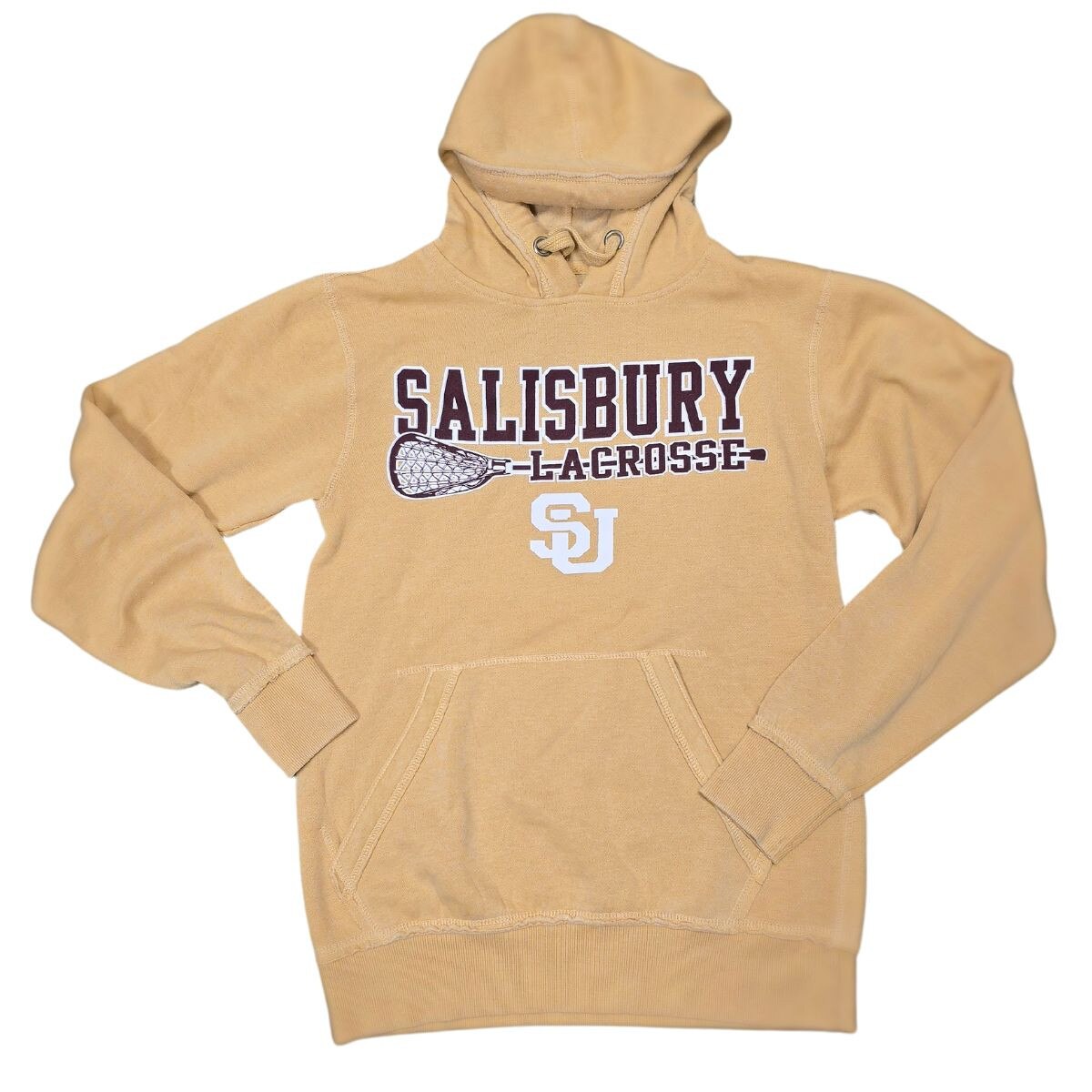 Mustard SBY Lacrosse Hoodie w/Stick