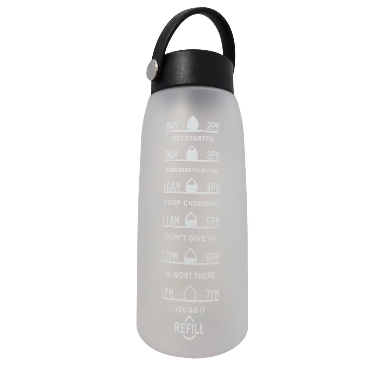Back View Clear Bucket Bottle