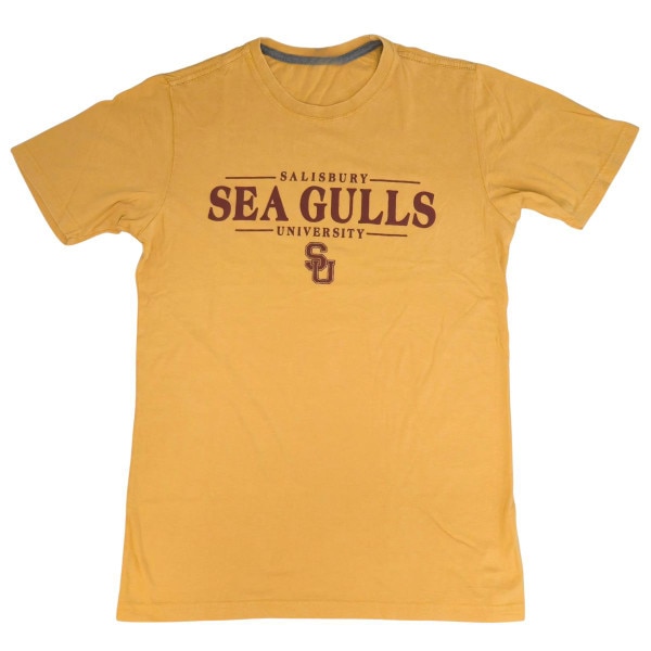 Gold SU Tee w/Sea Gulls & Logo