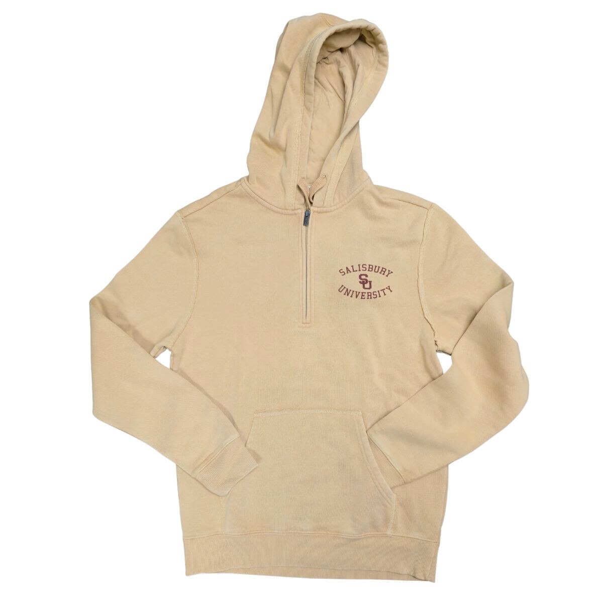 Wheat Half Zip Hoodie w/SU