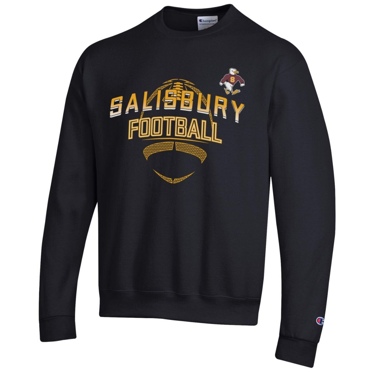 Black SBY Football Crewneck w/Sammy