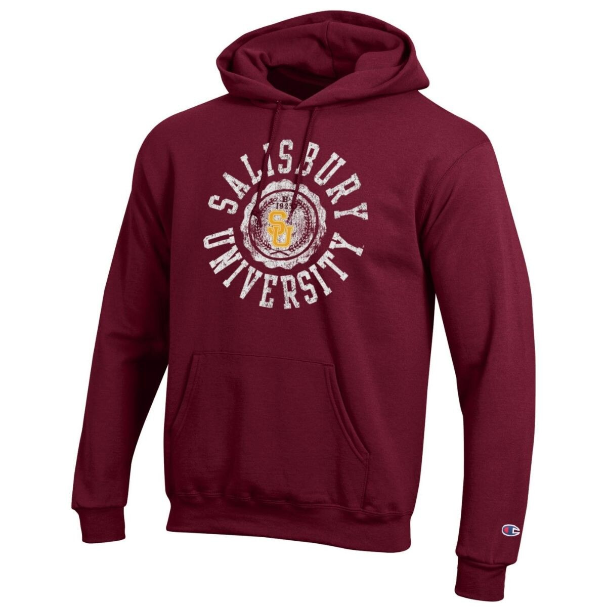 Maroon SBY University 1925 Hoodie