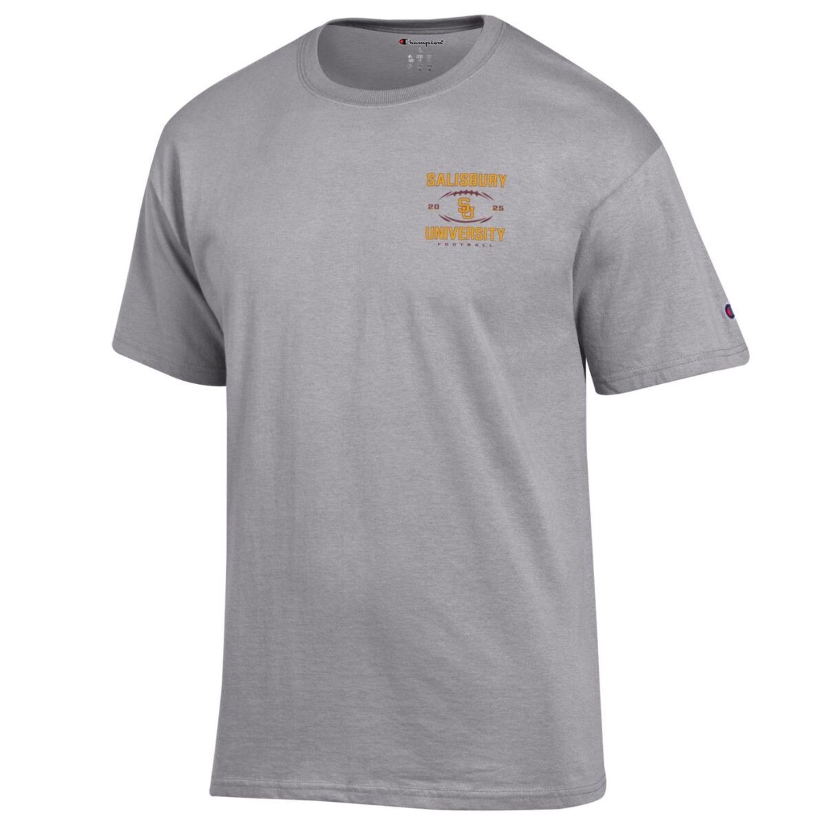 Front of Tee w/SU Logos Top Left