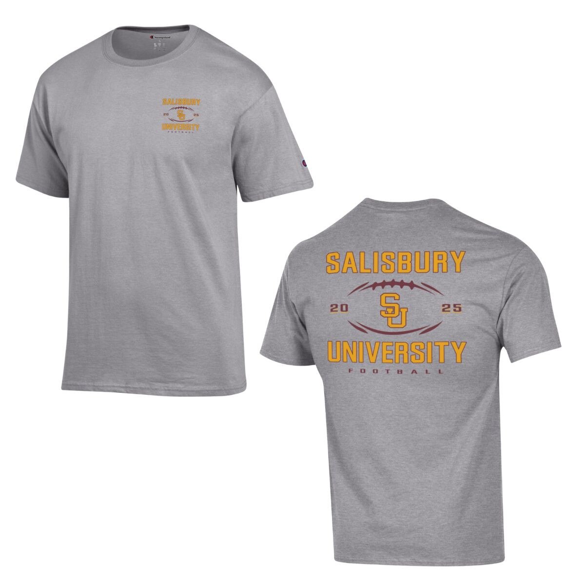 Oxford SBY Football Tee w/SU Logos