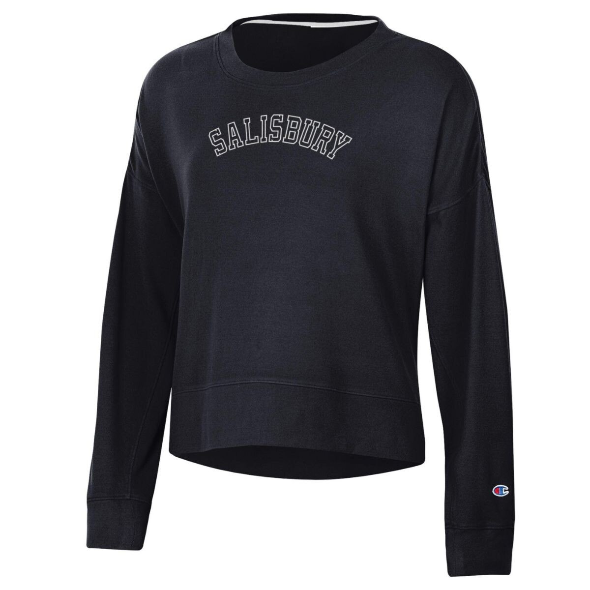 Wmns Black Suede Salisbury Crewneck