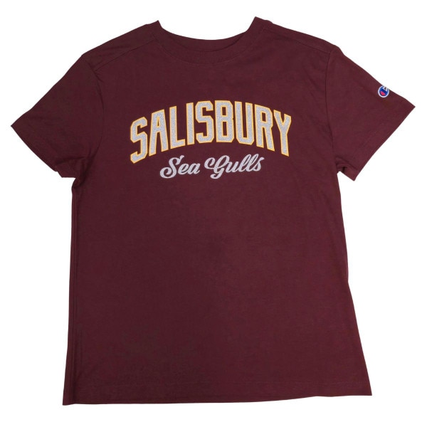 Women's Maroon SeaGulls Glitter Tee