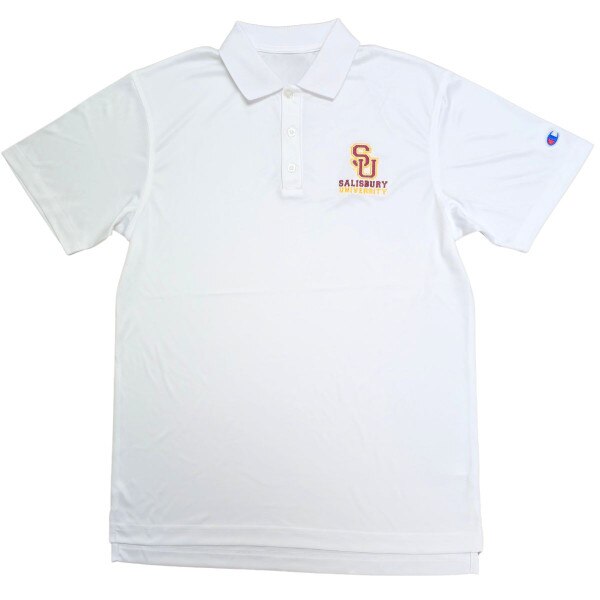White SBY University Polo w/SU