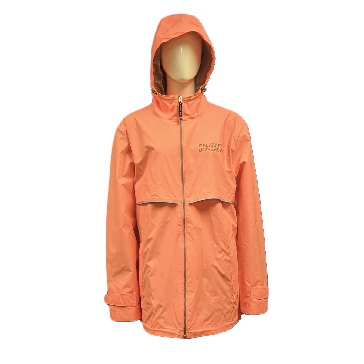 Women s NE Coral Rain Jacket Salisbury University Bookstore