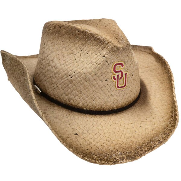 Straw Cowboy Hat w/SU Logo