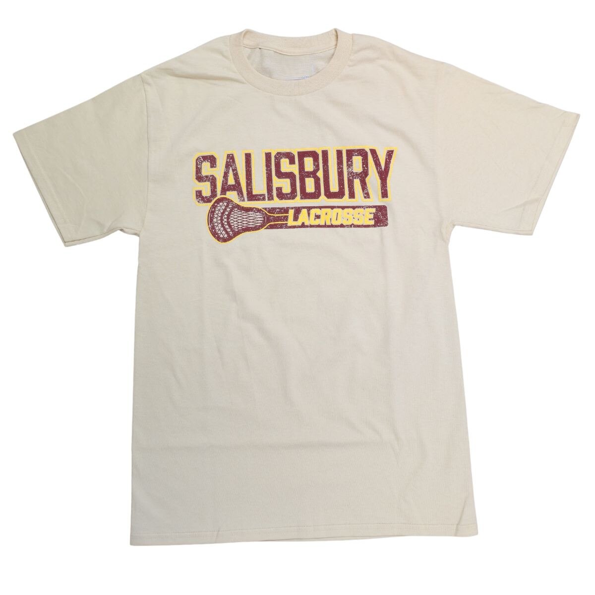 Cream SBY Lacrosse Tee W/Stick