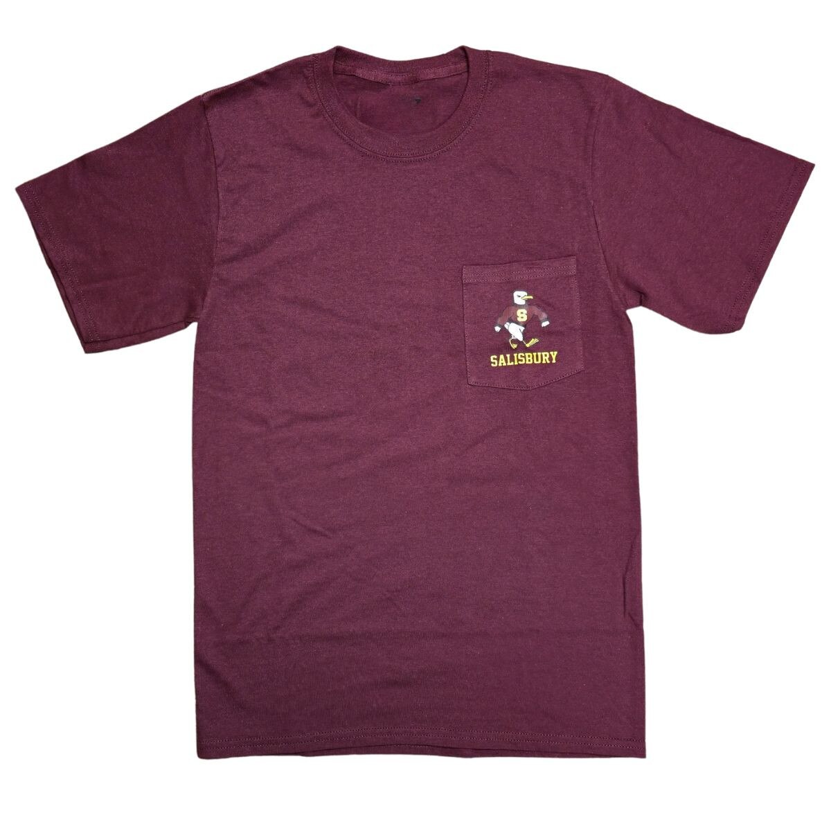 Maroon Salisbury Pocket Tee w/Sammy