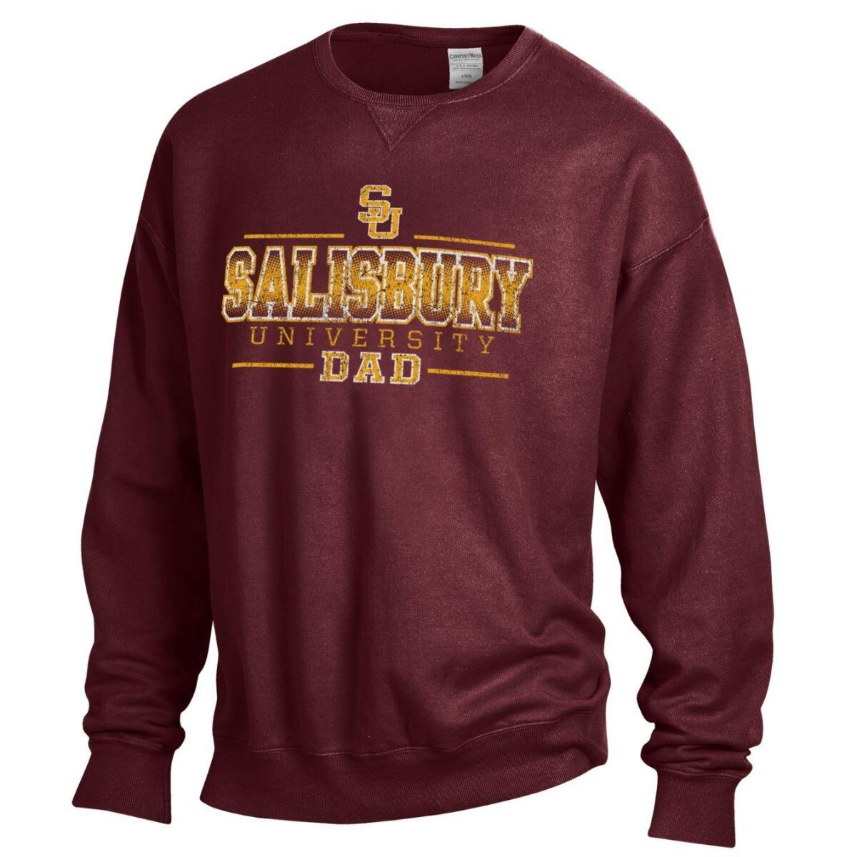 Maroon SU Dad Crew w/Interlock SU