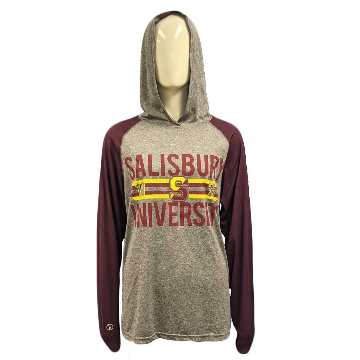 Mar/Graphite Hooded Shirt W/Split S